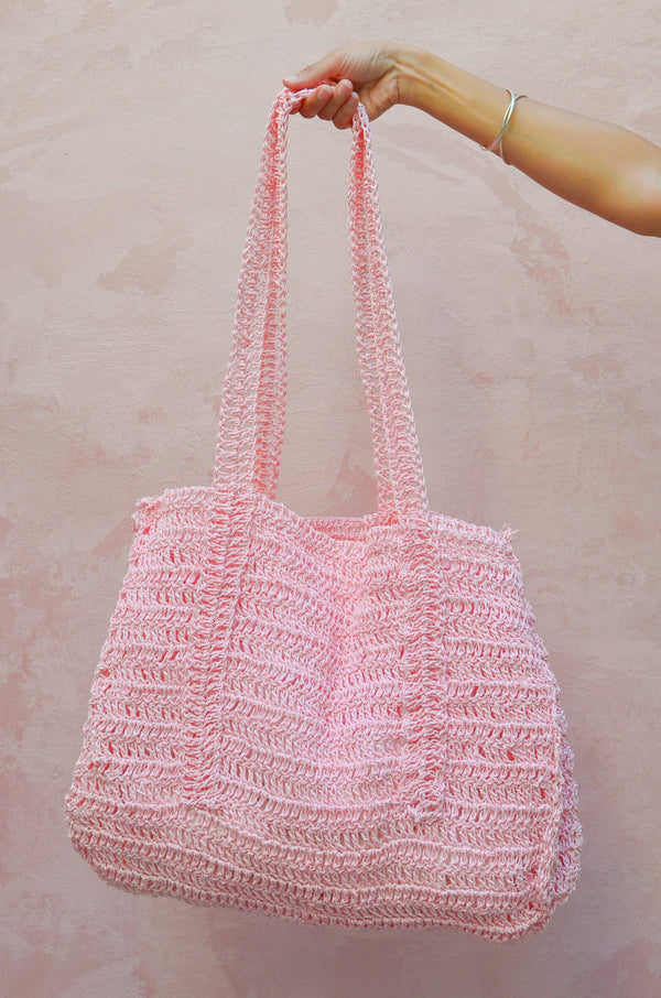 Everyday Beach Bag In Light Pink