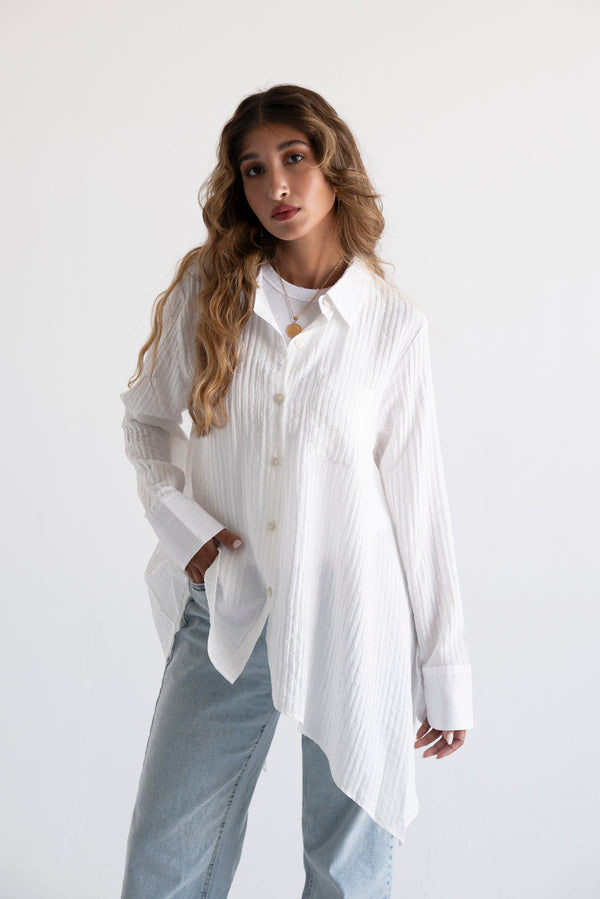 Bottom Line Shirt in White