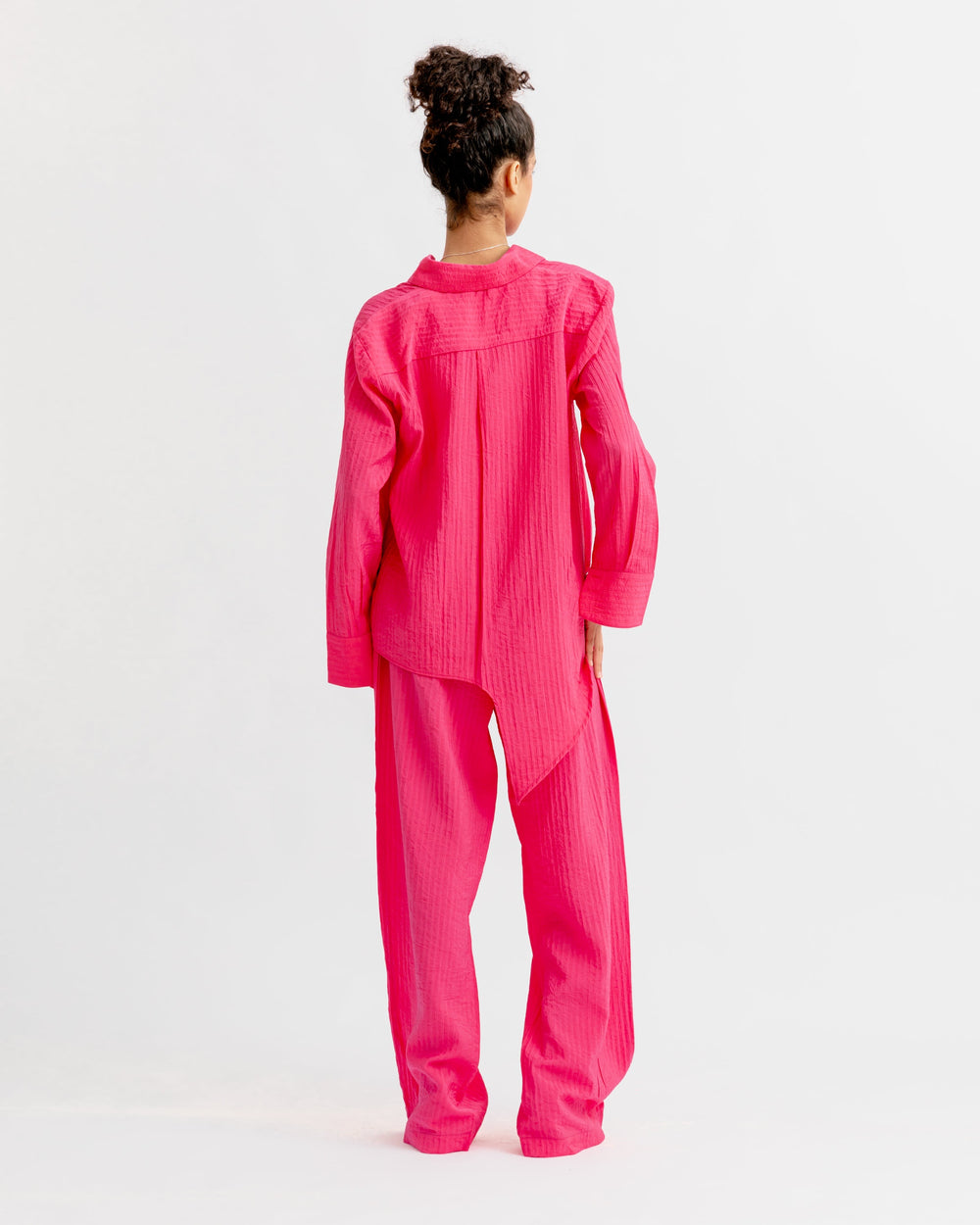 Bottom Line Shirt in Fucshia
