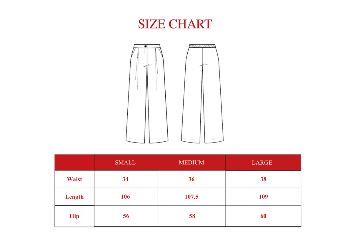 Product size guide