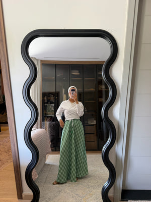 Green Checkered Skirt