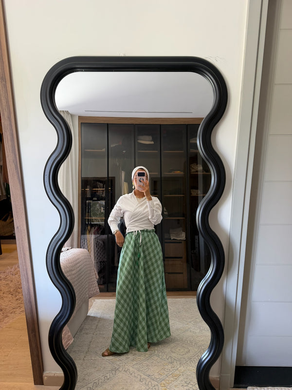 Green Checkered Skirt