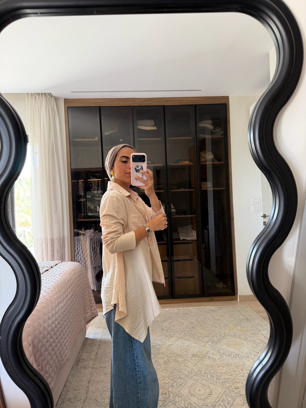 Bottom Line Shirt in Beige