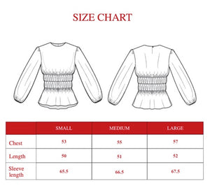 Smocked Neck Top