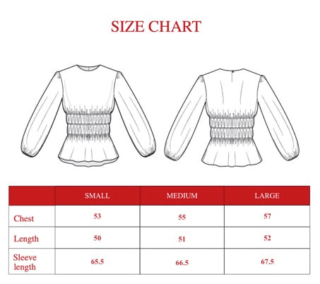 Smocked Neck Top