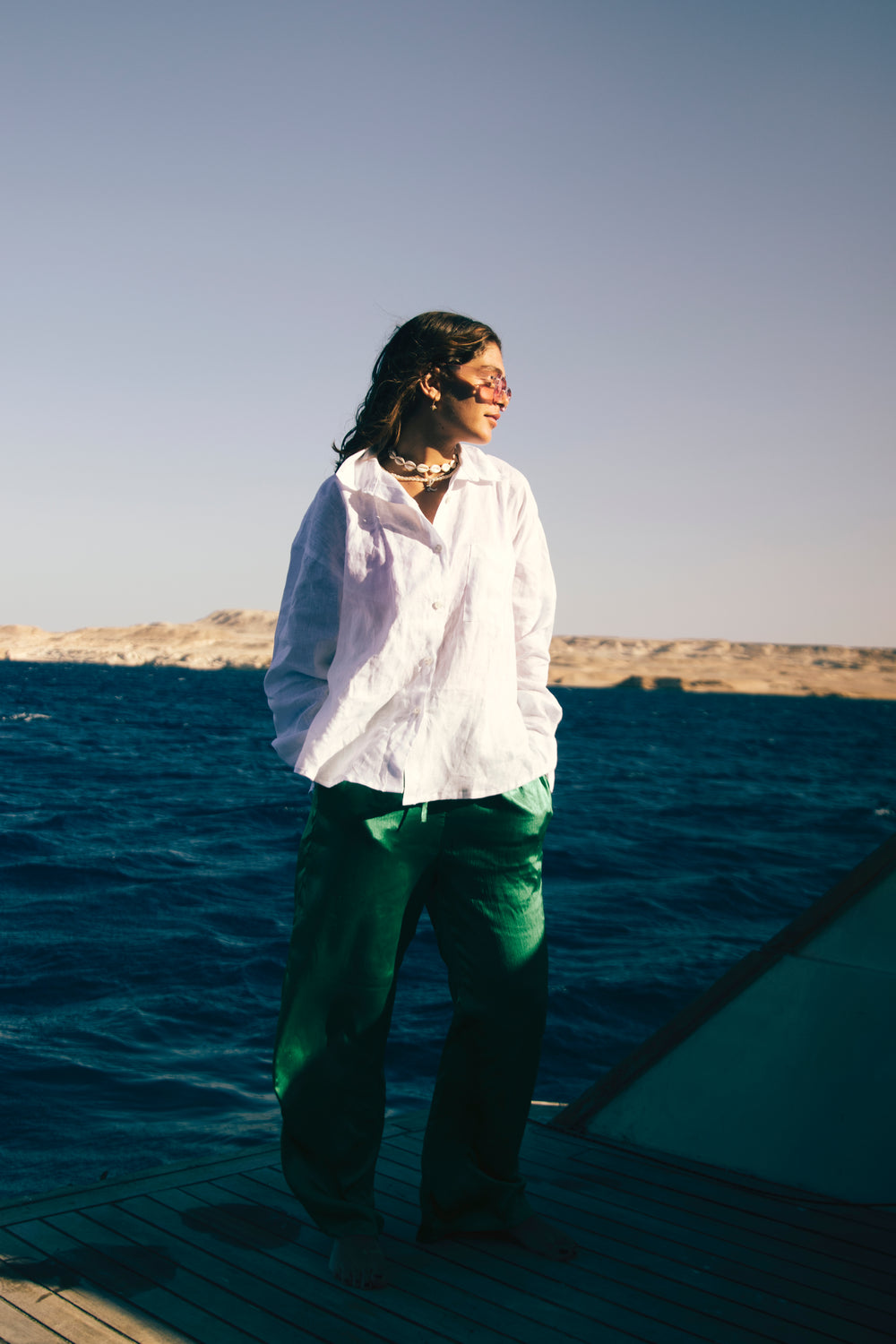Livin’ In Linen Shirt in White