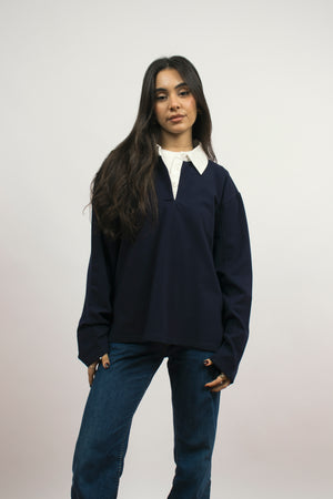 Jet Setter Shirt In Navy