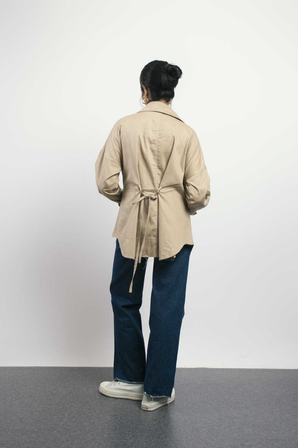 Layer It Overshirt in Beige