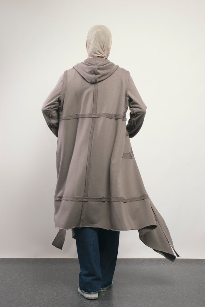 Over You Midi Cardigan in Cafe