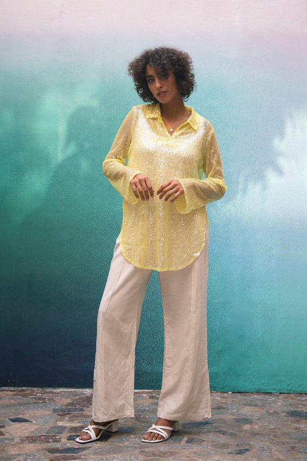Hotline Bling Top in Yellow