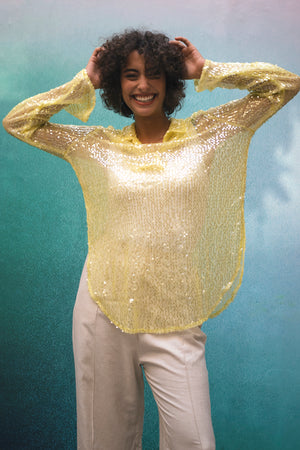 Hotline Bling Top in Yellow