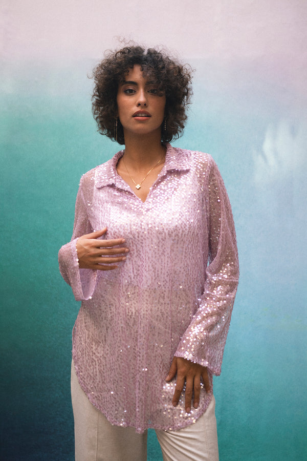 Hotline Bling Top in Purple