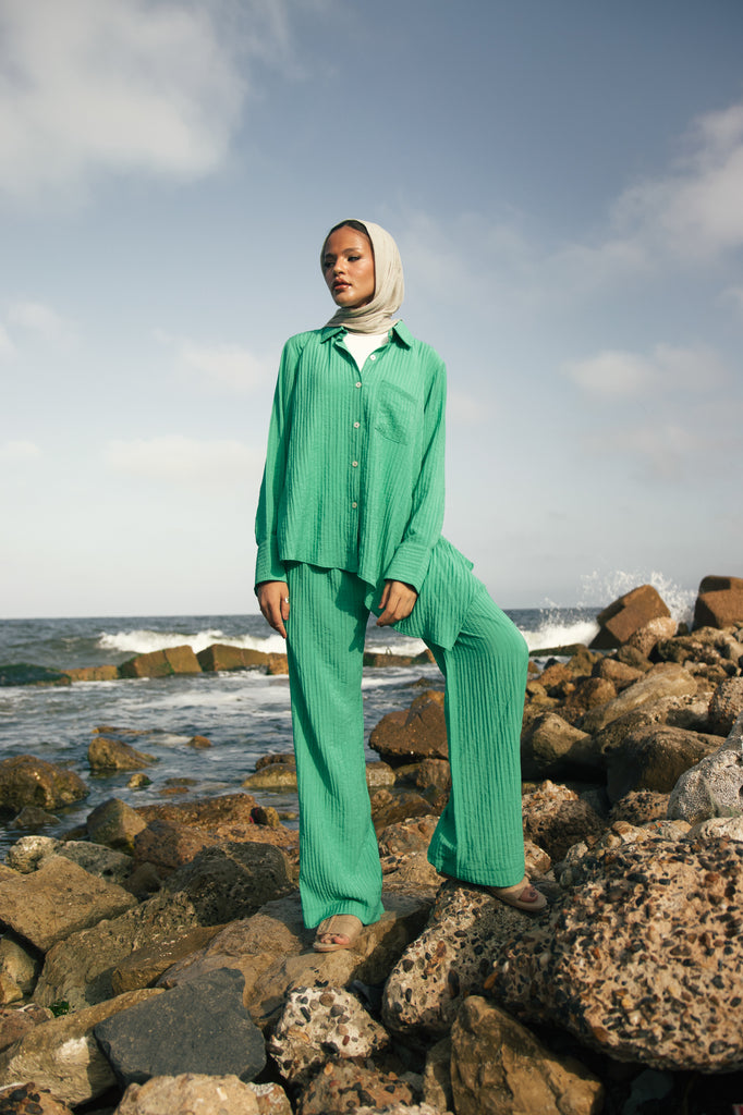 Bottom Line Set in Green