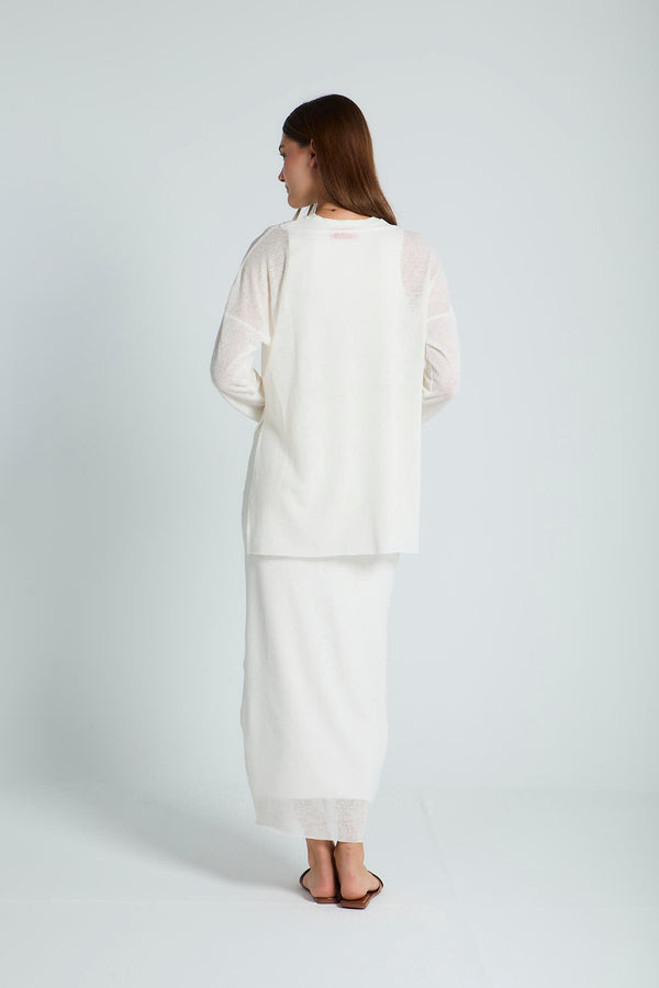 Midweek Mesh set in Off-White