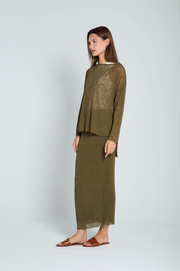 Midweek Mesh set in Olive