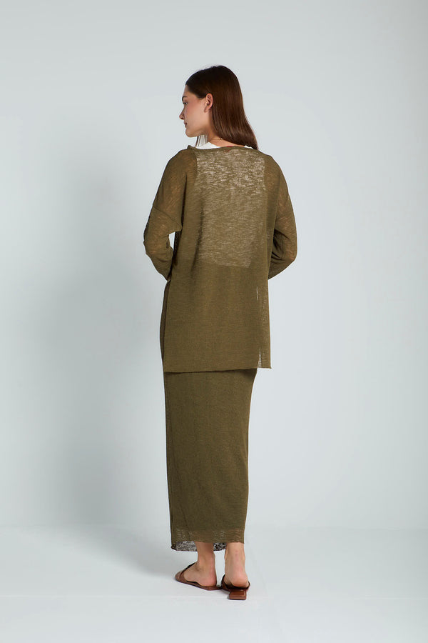 Midweek Mesh set in Olive