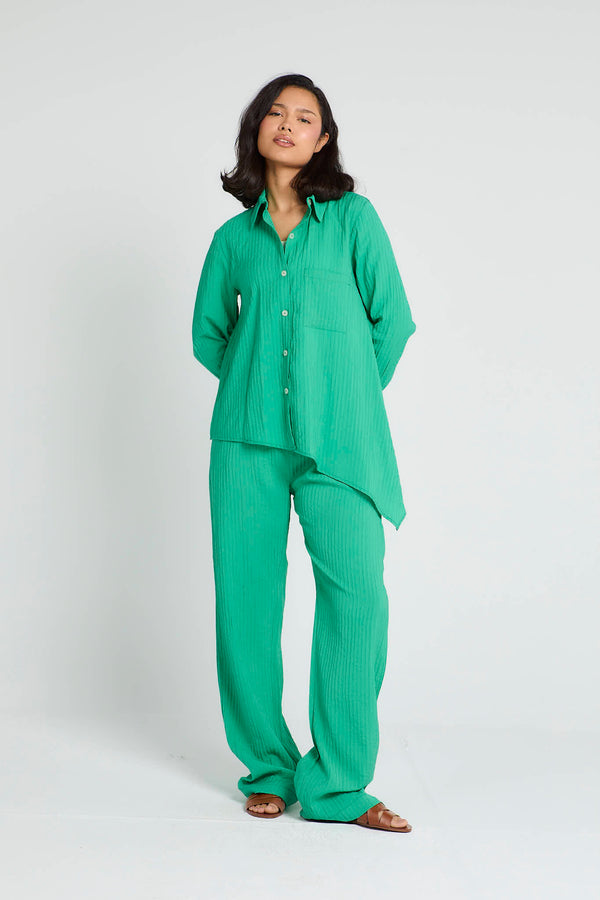 Bottom line Set in Emerald Green