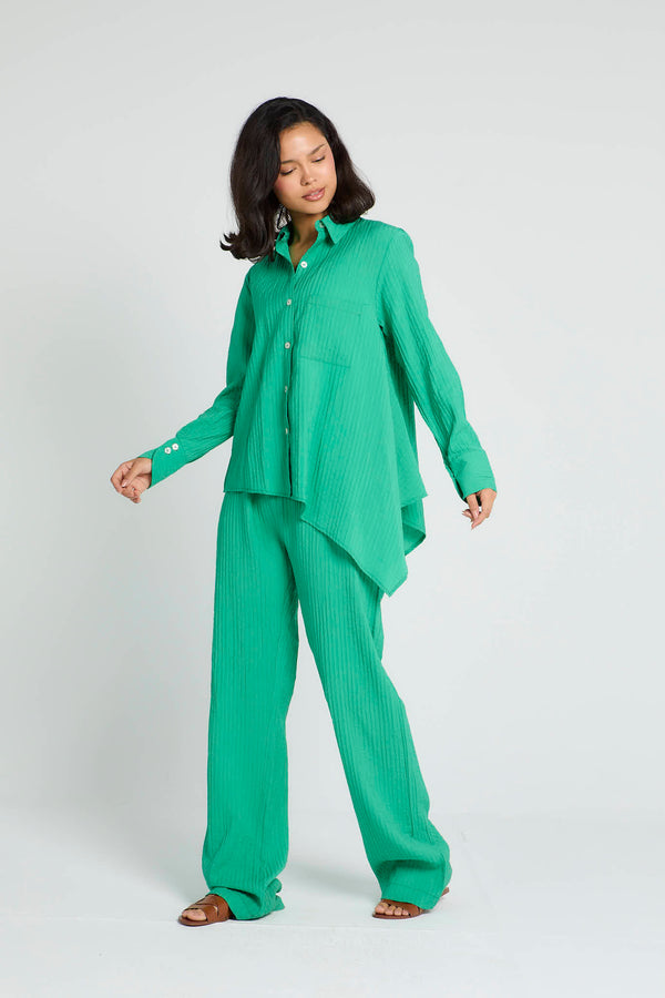 Bottom line Set in Emerald Green