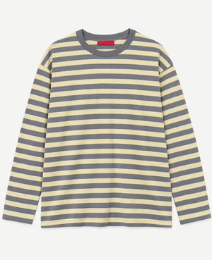 Striped Long Sleeve in Grey