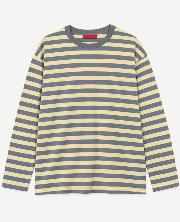 Striped Long Sleeve in Grey