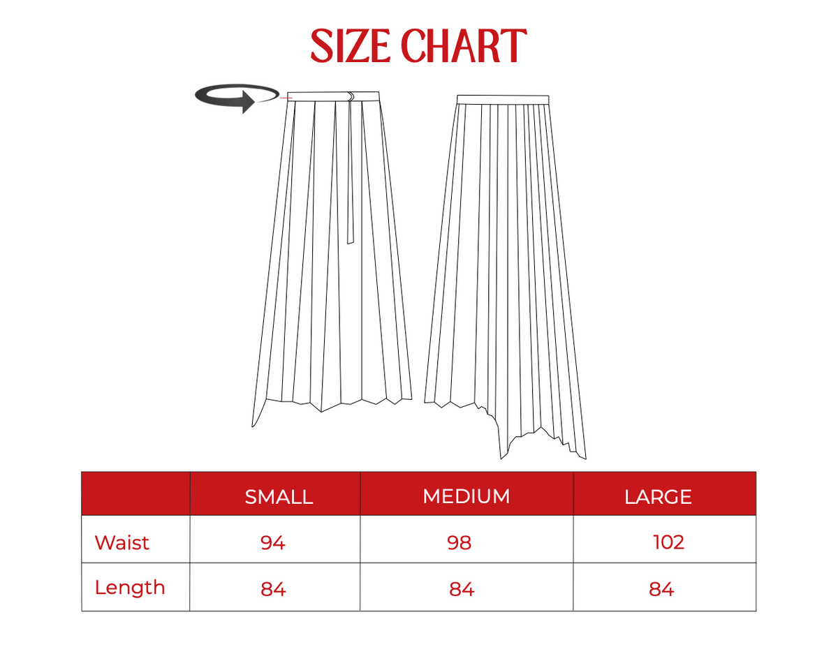 Product size guide