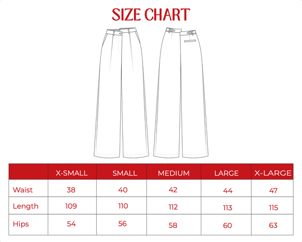 Asymmetric Waistband Trousers in Black