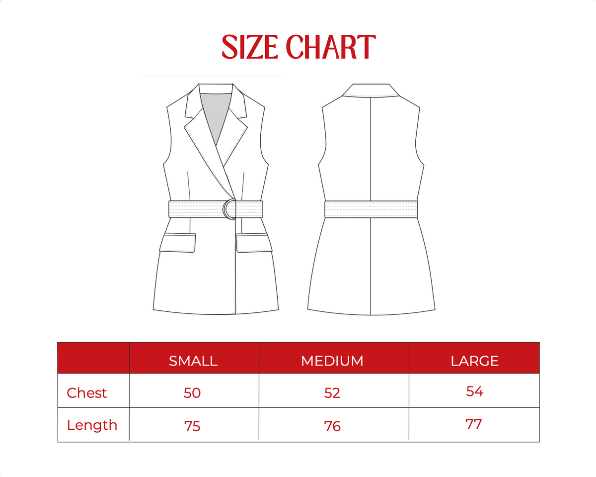 Product size guide