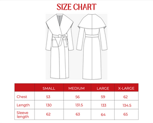 Oversized Lapel Coat in Dark Grey