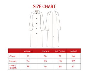 Long Oversized Trench in Beige