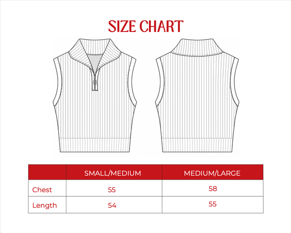 Knitted Vest in Grey