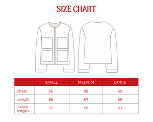 Mid-length Colored Jacket in Yellow