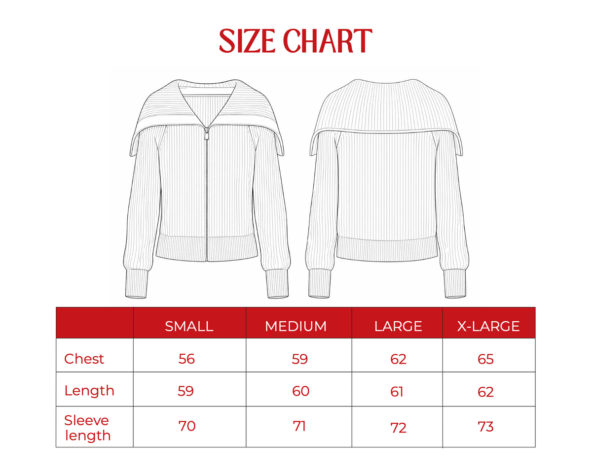 Product size guide