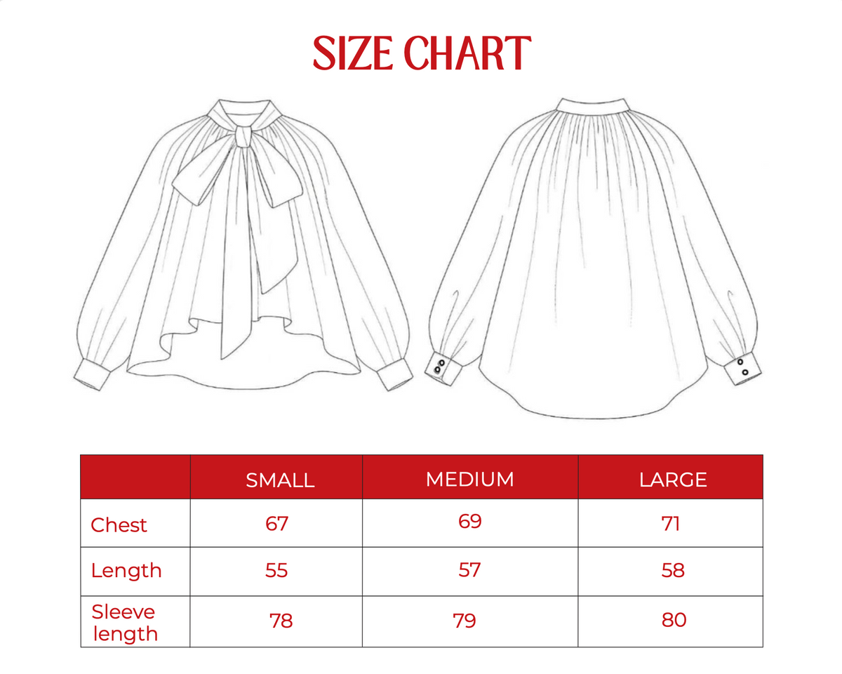 Product size guide