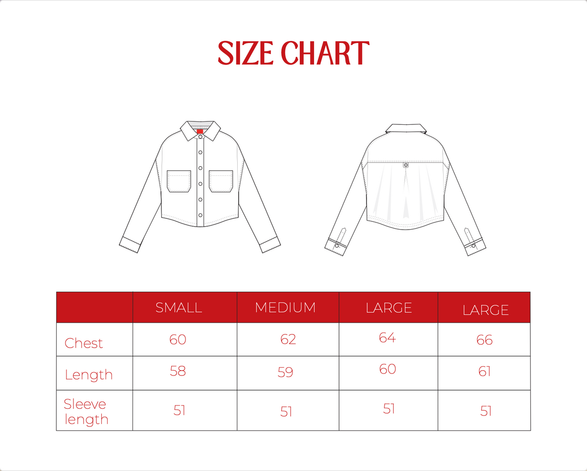 Product size guide