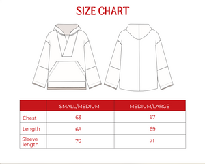 Ultra Soft V-Neck Hoodie in Beige