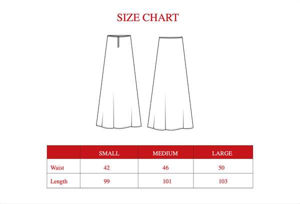 Linen Mermaid Skirt in Greyish