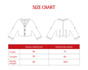 Back-Tie Top in Light Beige