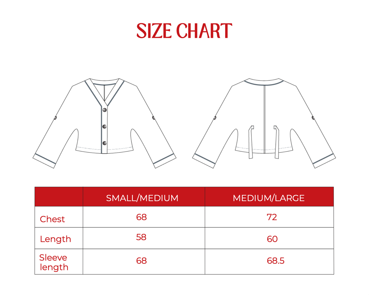 Product size guide