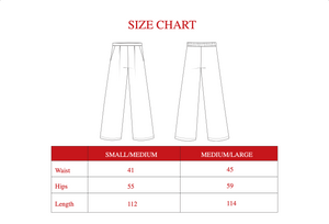 Tapered Linen Pants in Red