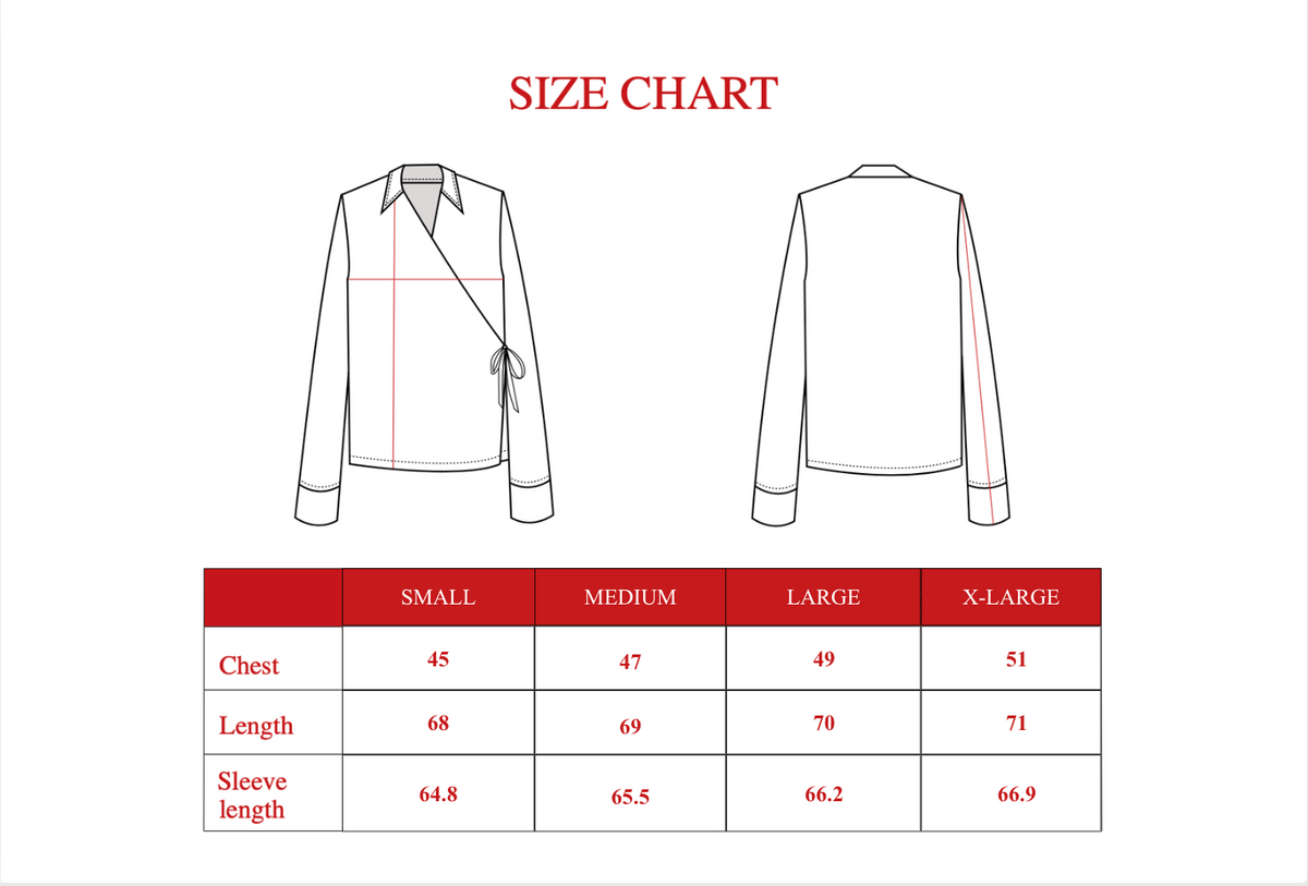 Product size guide