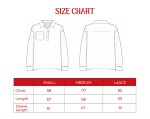 Denim Polo Shirt in Dark Blue