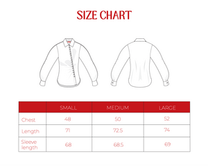 Multicolored Button Up Shirt in Blue