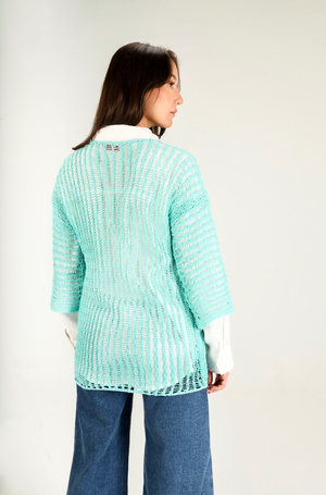 Island Dream jumper in Tiffany