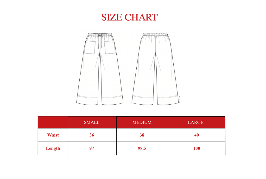 Product size guide