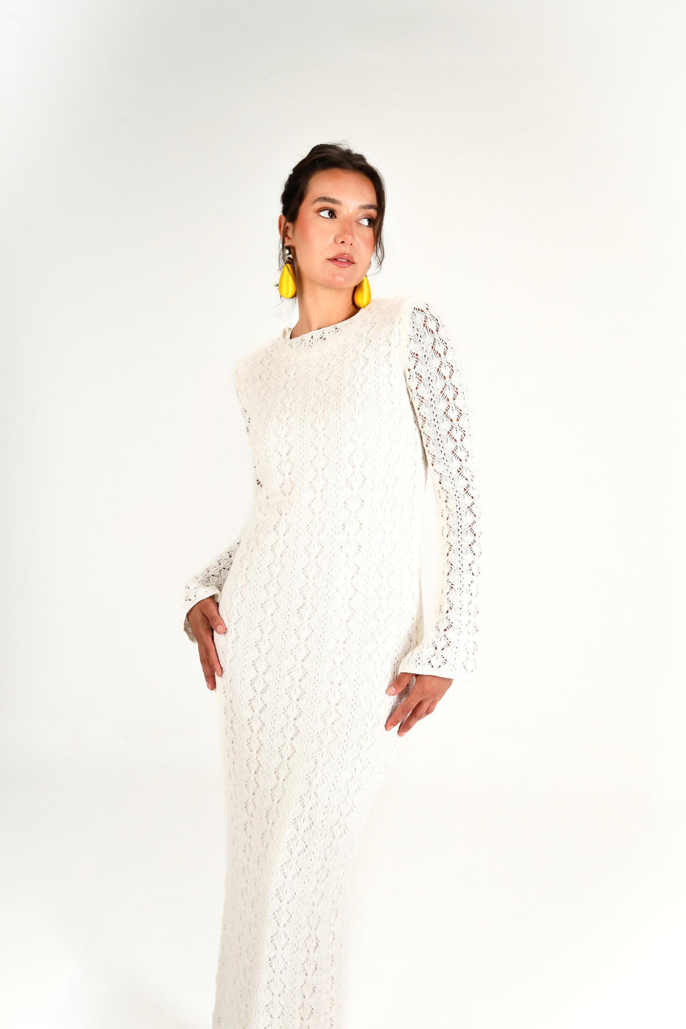 Beachday Maxi Dress in Off White