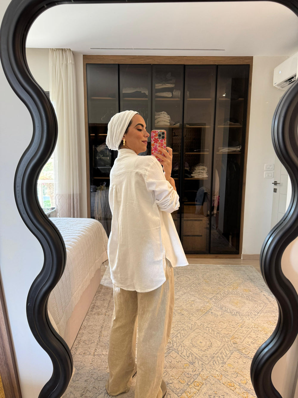 Linen Shirt in Off-White
