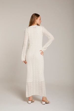Beachday Maxi Dress in Off White
