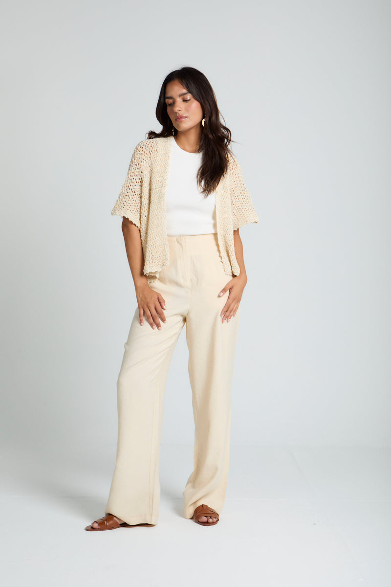 Sunny Day Cardigan in Beige