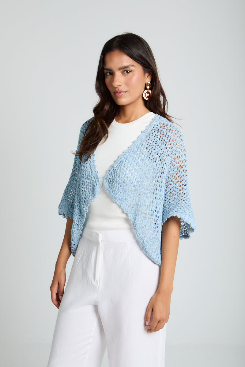 Sunny Day Cardigan in Blue