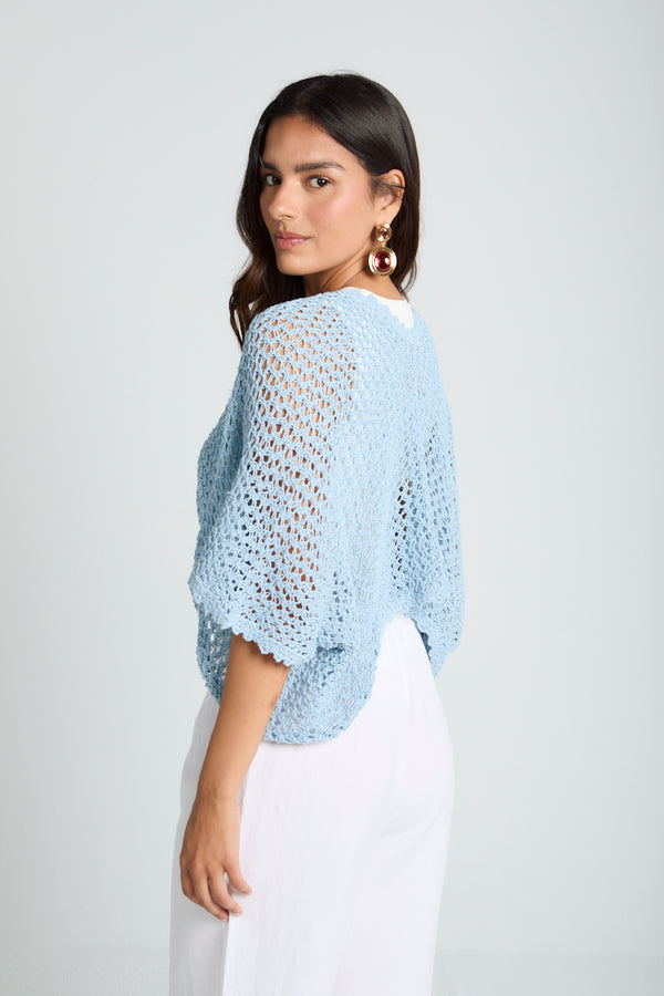 Sunny Day Cardigan in Blue